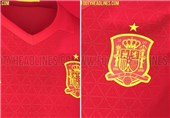 رونمایی از پیراهن اول و دوم اسپانیا برای یورو 2016 + تصاویر