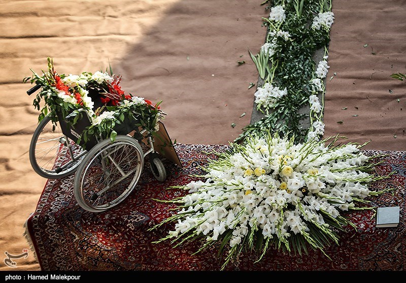 مراسم گرامیداشت سومین روز شهادت جانباز 70 درصد در اردبیل برگزار شد