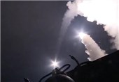 عکس/ لحظه شلیک موشک‌های روسی به سمت داعش