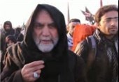 فیلم/ مصاحبه و اشکهای سردار همدانی در راهپیمایی اربعین