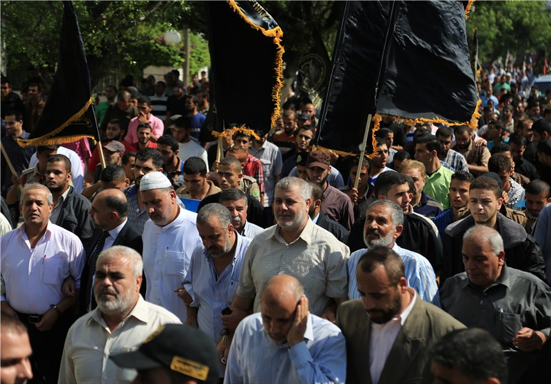 تظاهرات عمومی در سراسر غزه در حمایت از مسجد الاقصی+ تصاویر