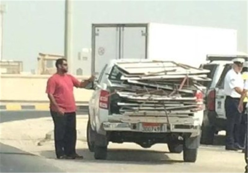 تخریب نمادهای عاشورایی توسط نیروهای دولتی بحرین