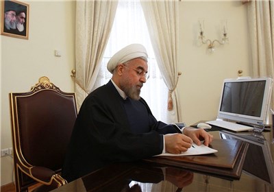 پیام تبریک روحانی به رئیس‌جمهور تاجیکستان