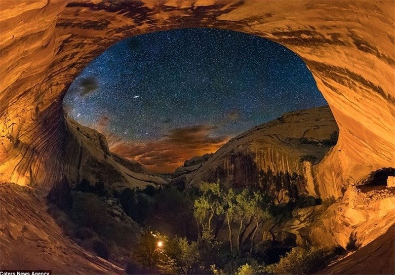 تصاویر زیبا از غارهای سرخ پوستان یک هزار سال پیش آمریکا
