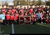 دیدار تیم‌های فوتبال یاران هادی و هنرمندان