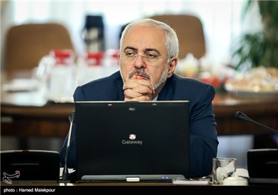 محمدجواد ظریف وزیر امور خارجه در جلسه هیئت دولت