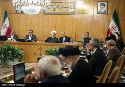 جلسه هیئت دولت به ریاست حجت‌الاسلام حسن روحانی رئیس جمهور