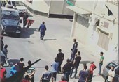 دفاع مردم بحرین از نمادهای عاشورایی در برابر نیروهای امنیتی + تصاویر