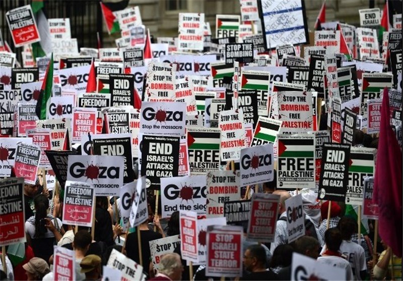 Massive Anti-Israeli Rally in London