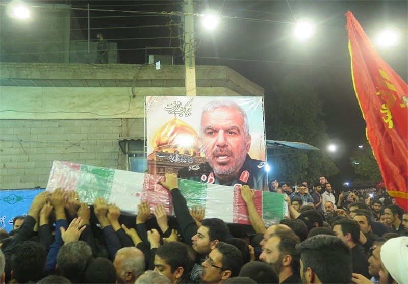 پیکر شهید مدافع حرم در دزفول تشییع می‌شود