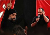 مداحی محمود کریمی و هلالی در شب چهارم محرم 94 +صوت، فیلم