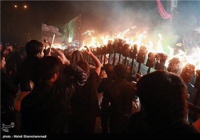 آیین مشعل گردانی- شهرری