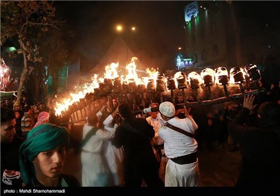 آیین مشعل گردانی- شهرری