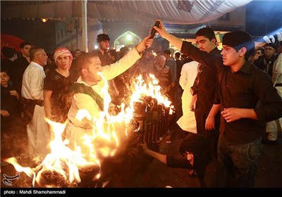 آیین مشعل گردانی- شهرری