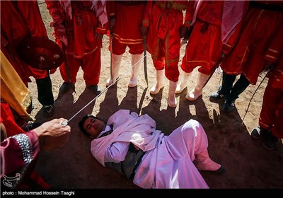 Ù…Ø±Ø§Ø³Ù… Ù†Ø®Ù„ Ú¯Ø±Ø¯Ø§Ù†ÛŒ Ùˆ ØªØ¹Ø²ÛŒÙ‡ Ø®ÙˆØ§Ù†ÛŒ Ø¯Ø± Ù†ÙˆØºØ§Ø¨ Ú¯Ù†Ø§Ø¨Ø§Ø¯