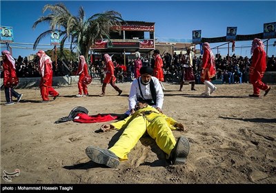 Ù…Ø±Ø§Ø³Ù… Ù†Ø®Ù„ Ú¯Ø±Ø¯Ø§Ù†ÛŒ Ùˆ ØªØ¹Ø²ÛŒÙ‡ Ø®ÙˆØ§Ù†ÛŒ Ø¯Ø± Ù†ÙˆØºØ§Ø¨ Ú¯Ù†Ø§Ø¨Ø§Ø¯