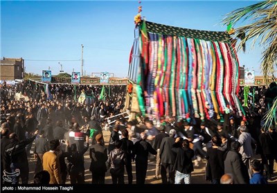 Ù…Ø±Ø§Ø³Ù… Ù†Ø®Ù„ Ú¯Ø±Ø¯Ø§Ù†ÛŒ Ùˆ ØªØ¹Ø²ÛŒÙ‡ Ø®ÙˆØ§Ù†ÛŒ Ø¯Ø± Ù†ÙˆØºØ§Ø¨ Ú¯Ù†Ø§Ø¨Ø§Ø¯