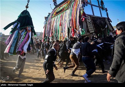 Ù…Ø±Ø§Ø³Ù… Ù†Ø®Ù„ Ú¯Ø±Ø¯Ø§Ù†ÛŒ Ùˆ ØªØ¹Ø²ÛŒÙ‡ Ø®ÙˆØ§Ù†ÛŒ Ø¯Ø± Ù†ÙˆØºØ§Ø¨ Ú¯Ù†Ø§Ø¨Ø§Ø¯
