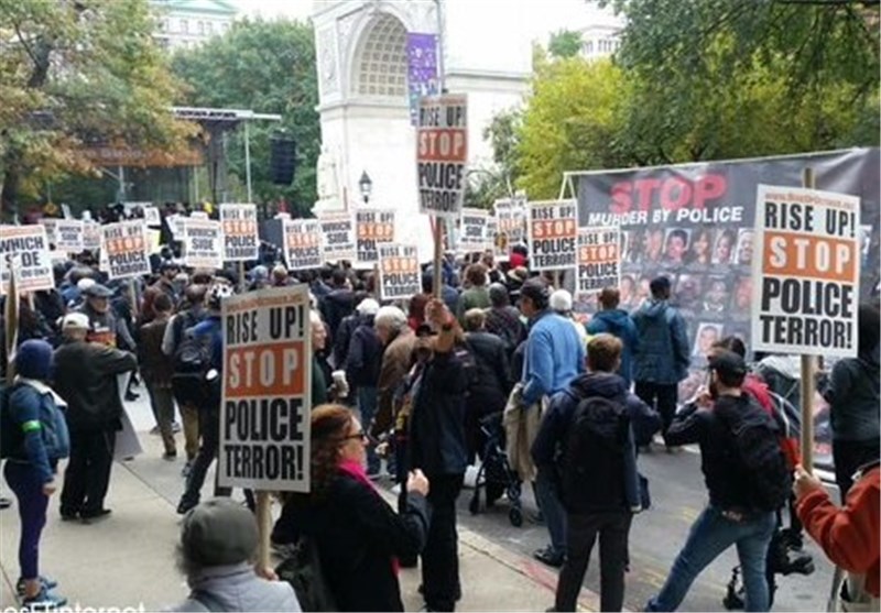 Rise Up October Wraps Up in NYC with Massive Rally against Police