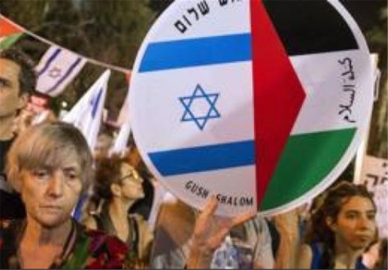 تظاهرات هزاران صهیونیست برای ازسرگیری مذاکرات سازش با فلسطینیان