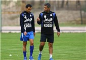 تمرین برهانی و چشمی زیر نظر مربیان استقلال