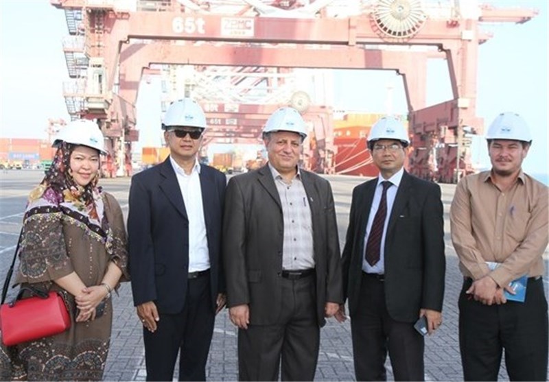 مسئولان اقتصادی بندری تایلند از ظرفیتهای بندر شهید رجایی بازدید کردند///انتشار
