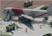 فیلم لحظه آتش گرفتن هواپیمای مسافربری در فلوریدا