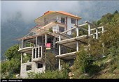ساخت و ساز غیر مجاز و بی رویه در مراتع رامسر - مازندران