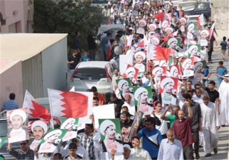 Bahrainis Stage Massive Anti-Saudi Rallies in Solidarity with Jailed Cleric
