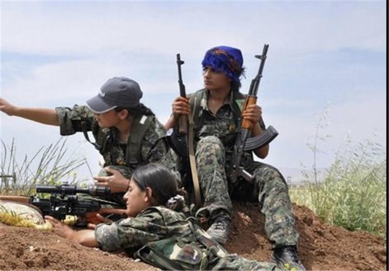 عکس/زنان کرد در خط مقدم مبارزه با داعش