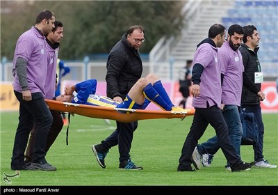 دیدار تیم های فوتبال گسترش فولاد و پدیده - تبریز