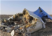 اولین فیلم منتشر شده از محل سقوط هواپیمای مسافربری روسیه در مصر