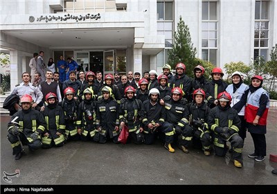 مانور امداد و نجات بیماران در بیمارستان - مشهد
