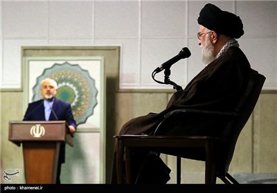 دیدار وزیر امور خارجه و سفیران ایران در خارج از کشور با مقام معظم رهبری