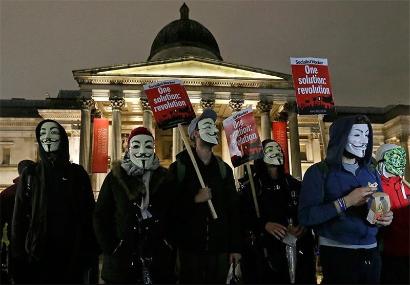 Anti-Capitalist Protesters Flood UK, US Streets