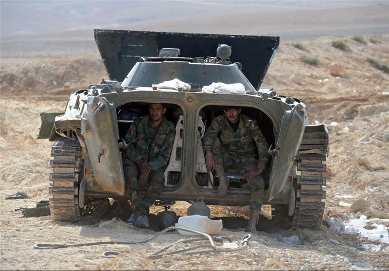 نبرد ارتش سوریه با داعش در پالمیرا+ عکس