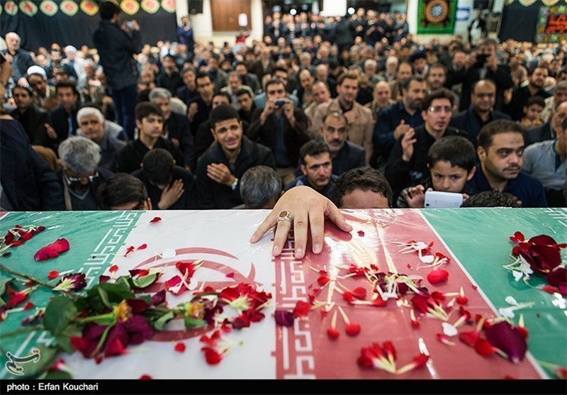 پیکر مطهر شهید علوی در قزوین به خاک سپرده شد