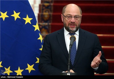 Iran’s Speaker Larijani, EP President Schulz Meet in Tehran