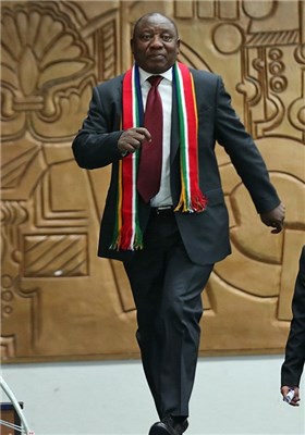 راما فوزا معاون اول رئیس‌جمهوری آفریقای‌جنوبی