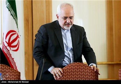 محمدجواد ظریف وزیر امور خارجه در مراسم تودیع و معارفه سخنگوی وزارت امور خارجه