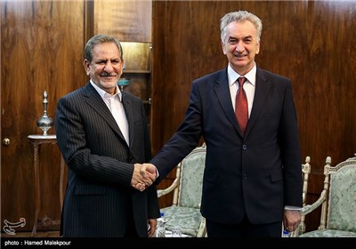 Iran’s First VP Meets Bosnian Trade Minister in Tehran