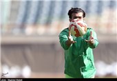 حضور رضاییان در ورزشگاه شهید کاظمی