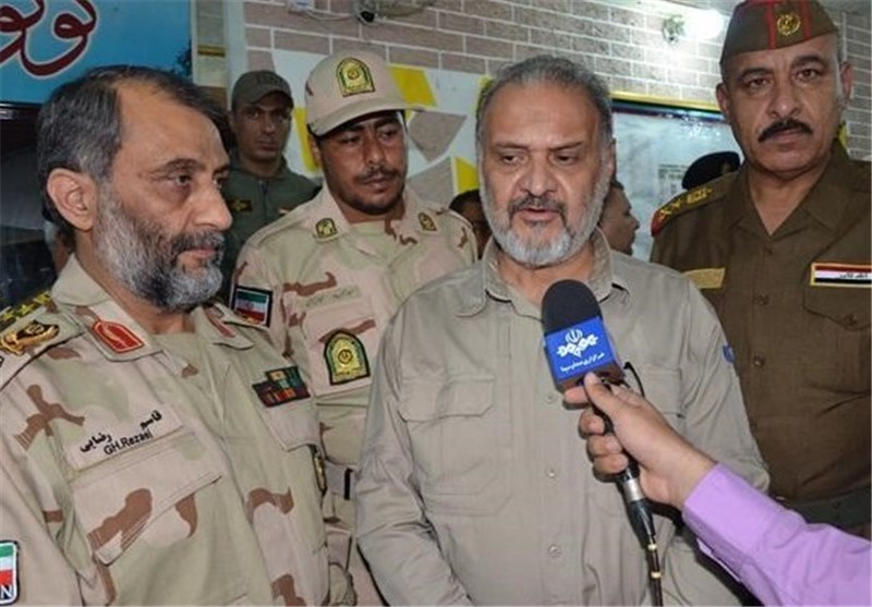 فرمانده مرزبانی ناجا از پایانه‌های مرزی عراق بازدید کرد
