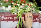 تشییع پیکر مطهر شهید فرامرز نعمتی در تهران