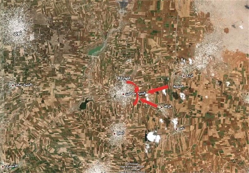 کنترل «شیخ مسکین» نبردهای جنوب سوریه را یکسره می‌کند
