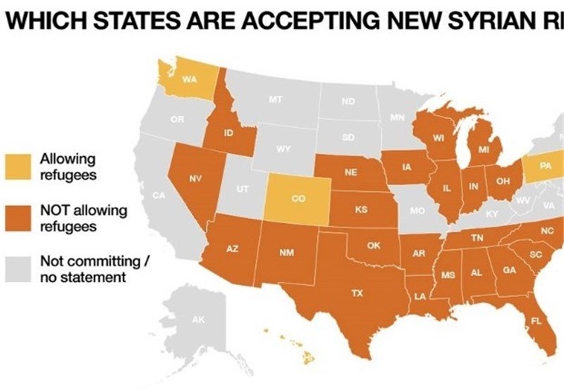 More than Half US Governors Say Syrian Refugees Not Welcome