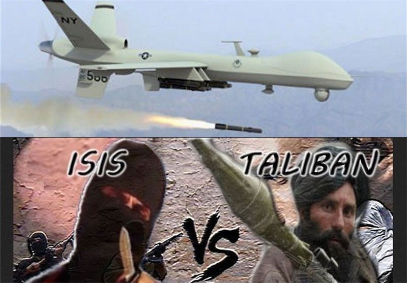 آغاز حملات گسترده هوایی آمریکا در ننگرهار؛ بمباران طالبان به نفع داعش؟///آماده انتشار صفحه اول لطفا