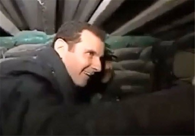 بشار اسد سربازان سوری را غافلگیر کرد+ فیلم