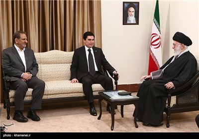 Turkmen President Meets with Supreme Leader in Tehran