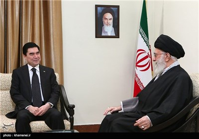 Turkmen President Meets with Supreme Leader in Tehran